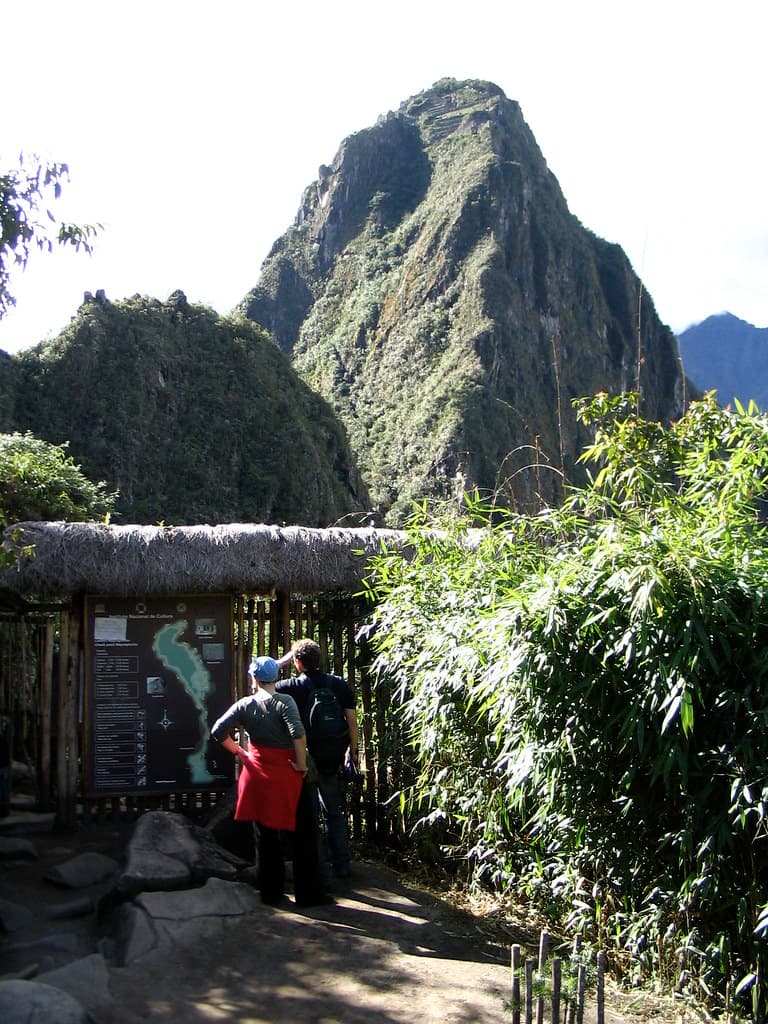 After exiting Machu Picchu