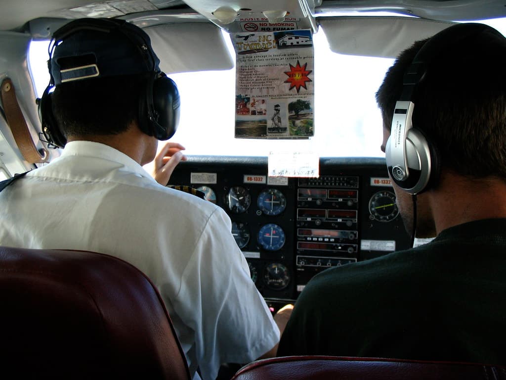 Flying over the Nasca lines